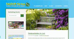 Desktop Screenshot of gartenblog.baldur-garten.de